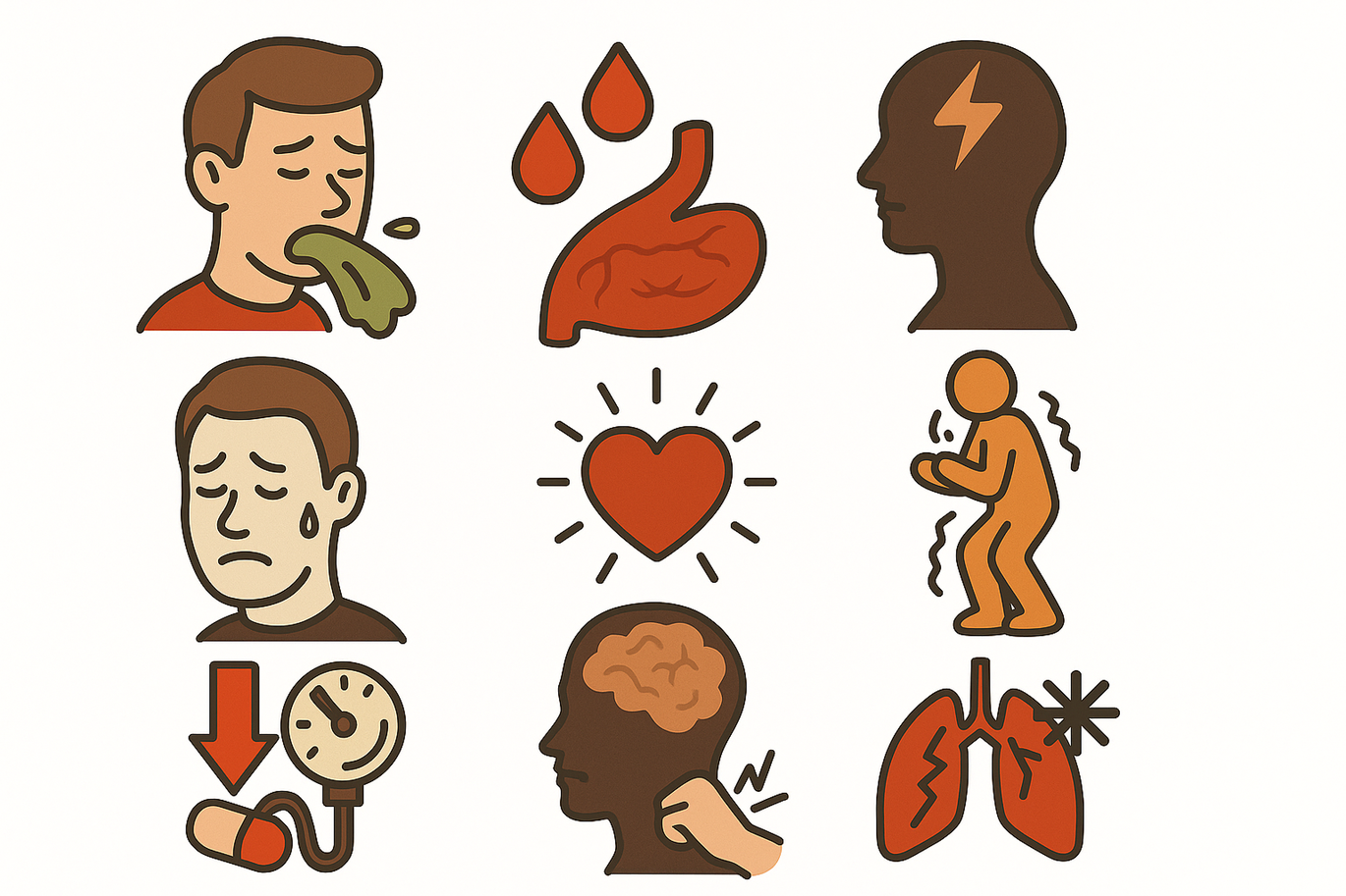 Симптоми отруєння нікотином при проковтуванні снюсу