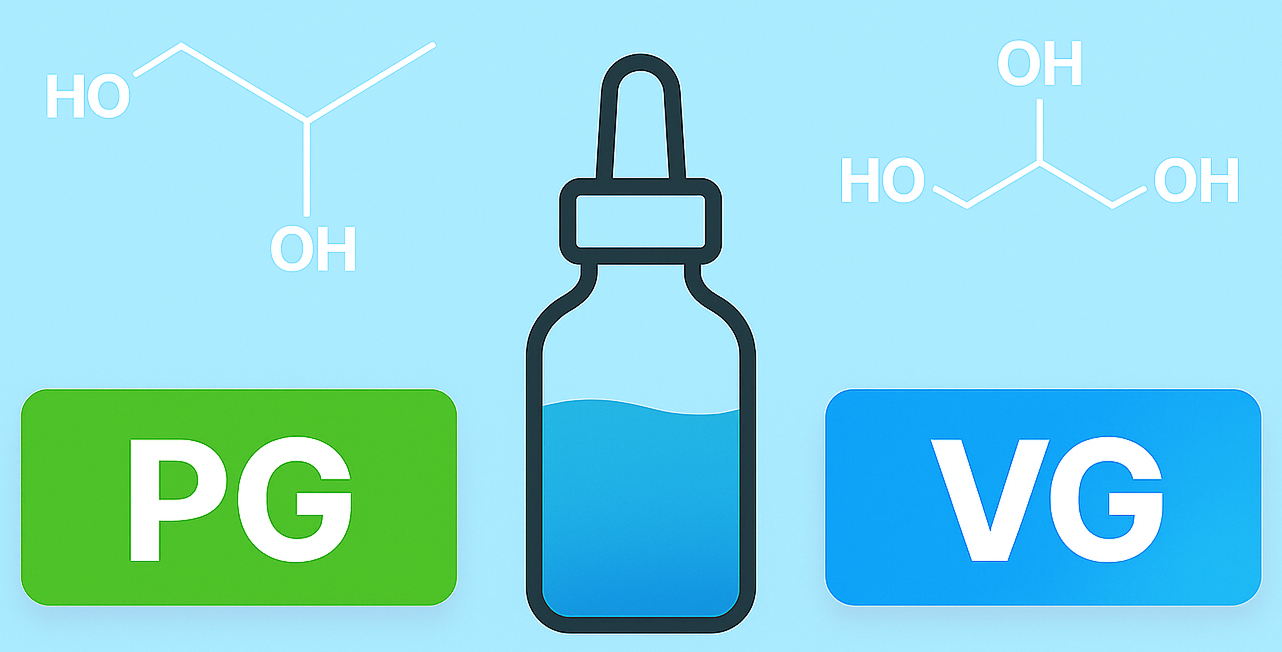 Співвідношення PG/VG: баланс смаку, пару і ТХ