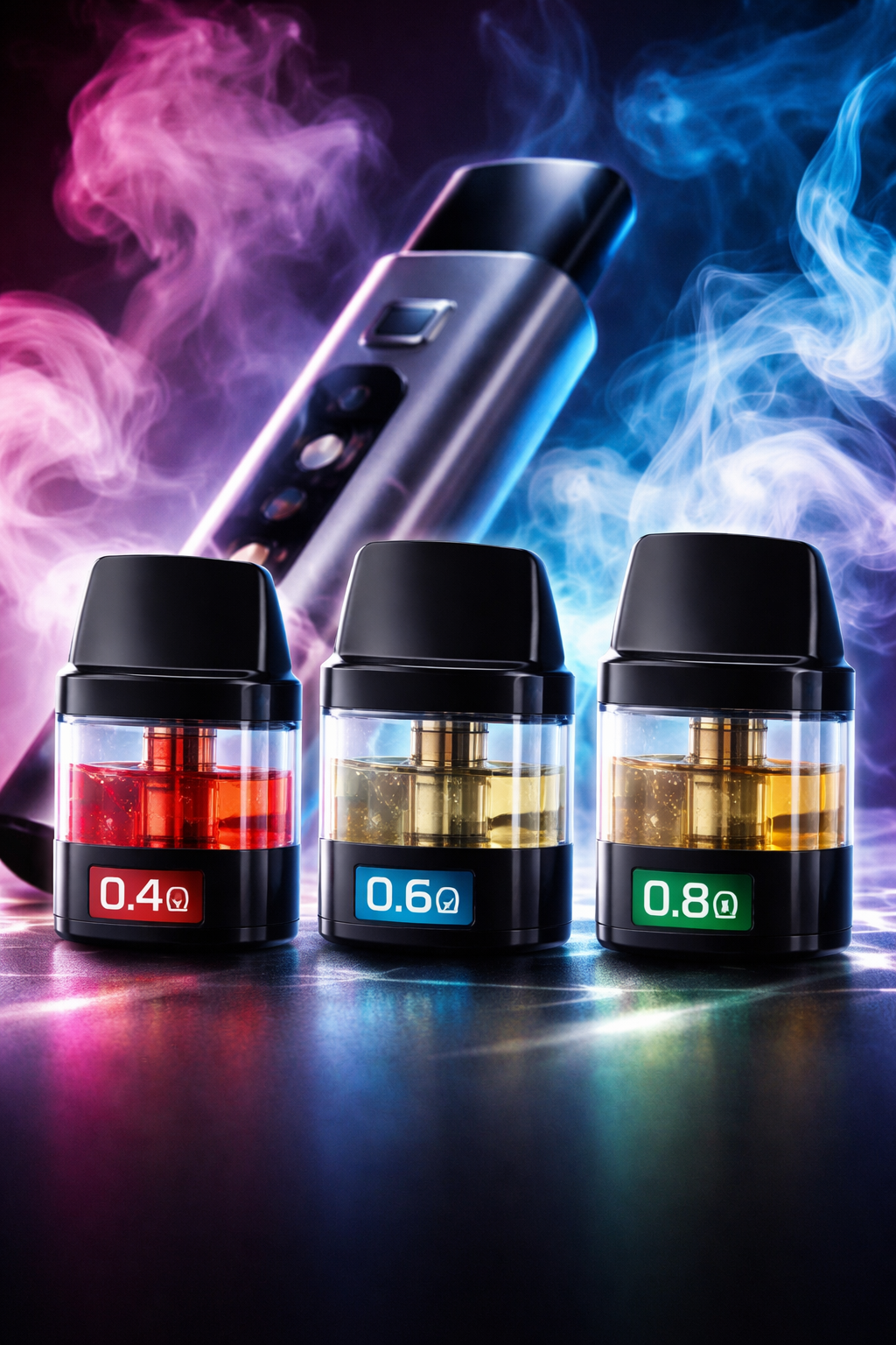 Баки 0.4, 0.6 и 0.8 Ом: в чем разница и какой выбрать для POD-системы?