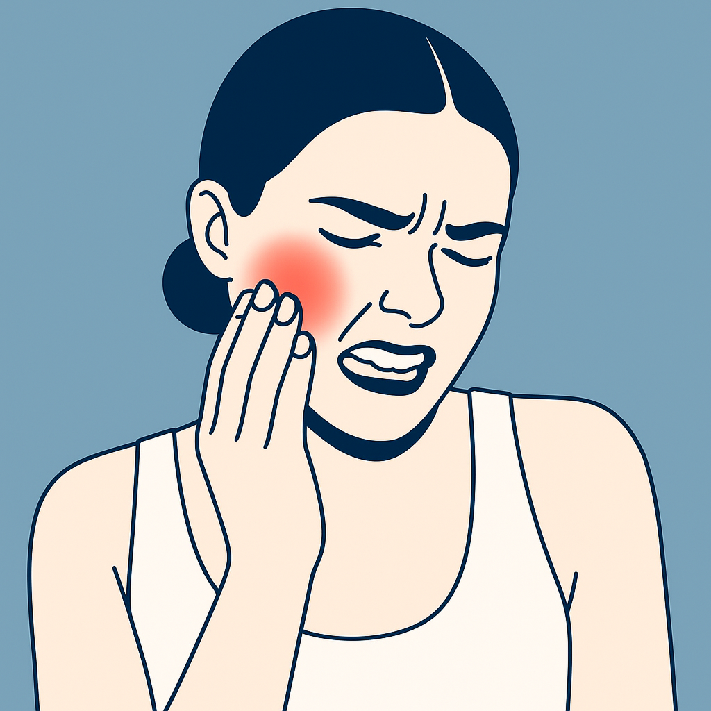 біль в ділянці видаленого зуба