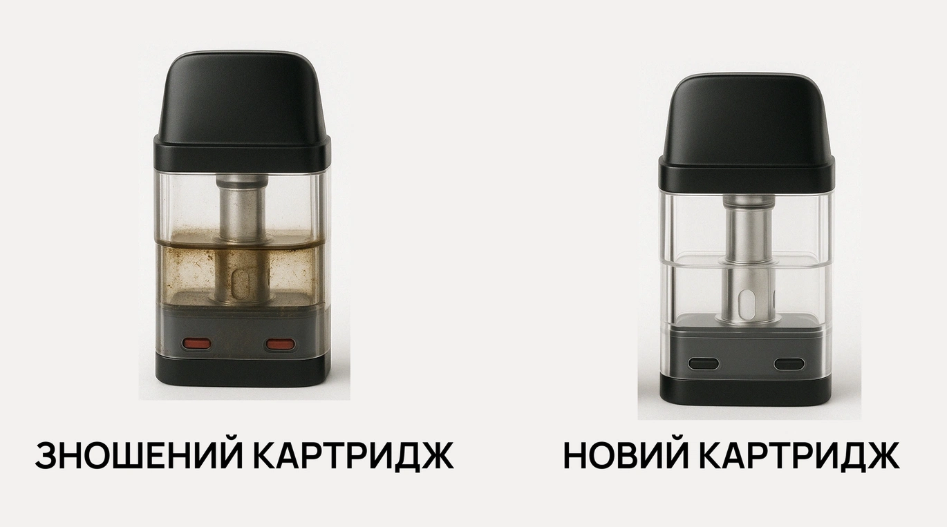 Знос картриджа