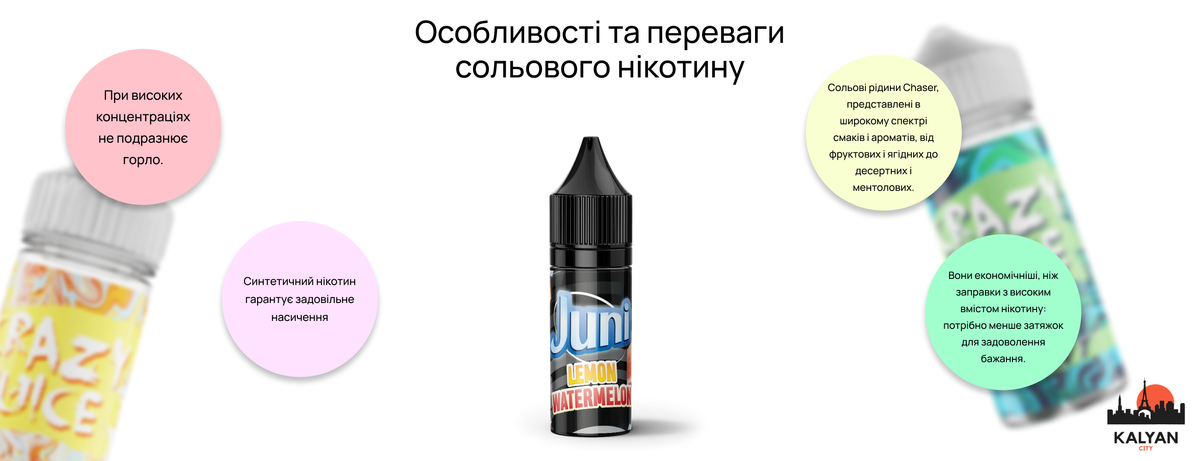 Особливості та переваги сольового нікотину