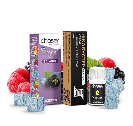 Жидкость Chaser For Pods Ice 30 мл Salt (Набор)