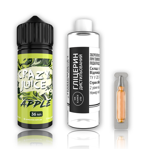 Рідина Crazy Juice 120 мл ORG (Набір)