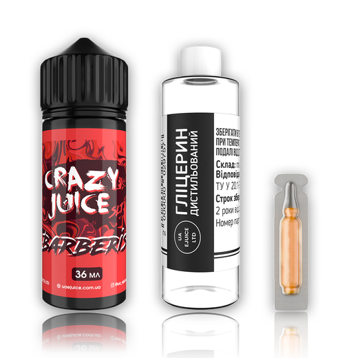 Рідина Crazy Juice 120 мл ORG (Набір)