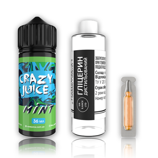 Рідина Crazy Juice 120 мл ORG (Набір)