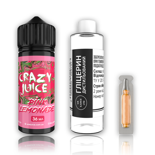 Рідина Crazy Juice 120 мл ORG (Набір)