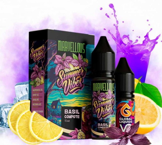 Рідина Marvellous Summer Vibes 15 мл Salt (Набір)