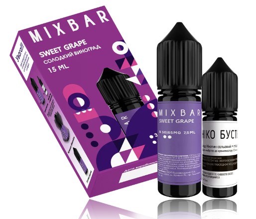 Жидкость Mix Bar HYBRID 15 мл Salt (Набор)