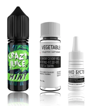 Рідина Crazy Juice HYBRID 15 мл Salt (Набір)