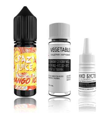 Рідина Crazy Juice HYBRID 15 мл Salt (Набір)