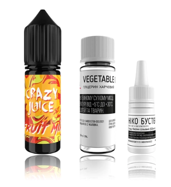 Рідина Crazy Juice HYBRID 15 мл Salt (Набір)