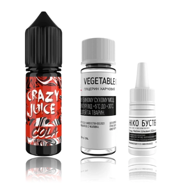 Рідина Crazy Juice HYBRID 15 мл Salt (Набір)