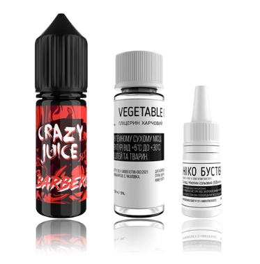 Рідина Crazy Juice HYBRID 15 мл Salt (Набір)