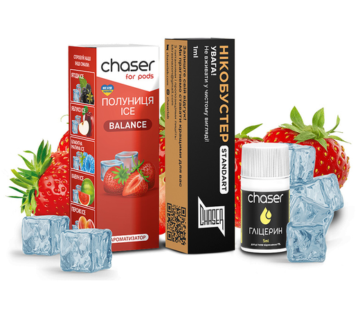 Рідина Chaser For Pods Ice 10 мл Salt (Набір)