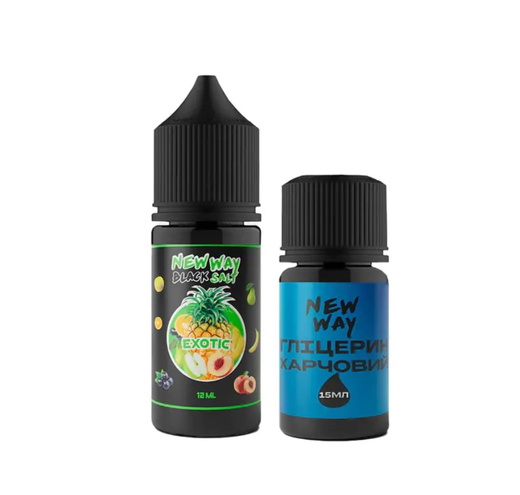 Рідина New Way Black 30 мл Salt (Набір)