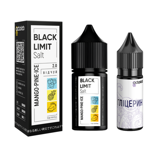 Рідина Octobar Black Limit 15 мл Salt (Набір)