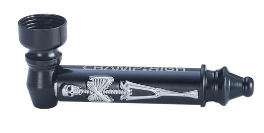 Трубка металева Champ High Black Skeleton Pipe