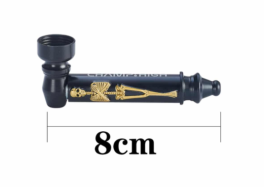 Трубка металева Champ High Black Skeleton Pipe
