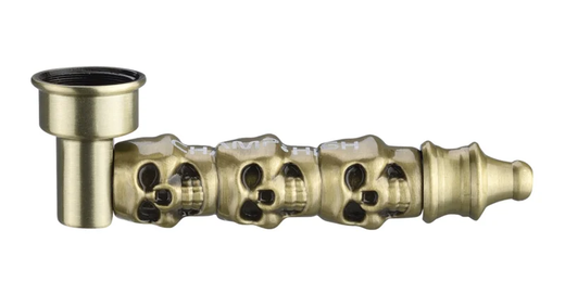 Трубка металлическая Champ High Metal Skull