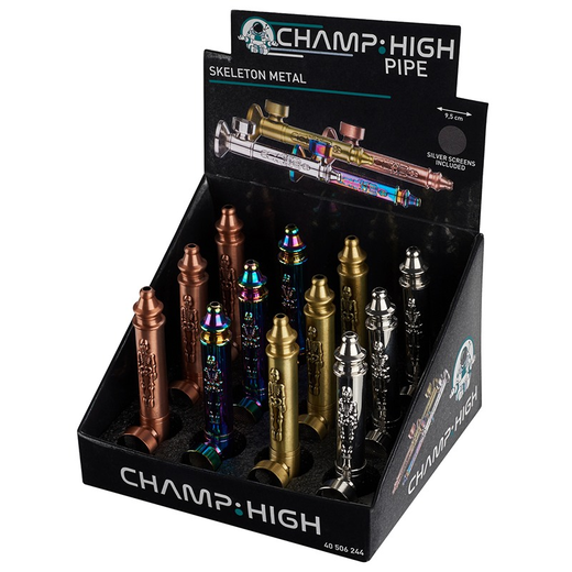 Трубка металева Champ High Skeleton Metal Pipe