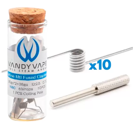 Спираль Vandy Vape Superfine MTL Fused Clapton Coil