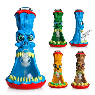 Бонг скляний 3-D Frankie Monster Glow Бонг скляний 3-D Frankie Monster Glow
