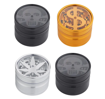 Гріндер Champ High Leaf Skull Dollar Alu