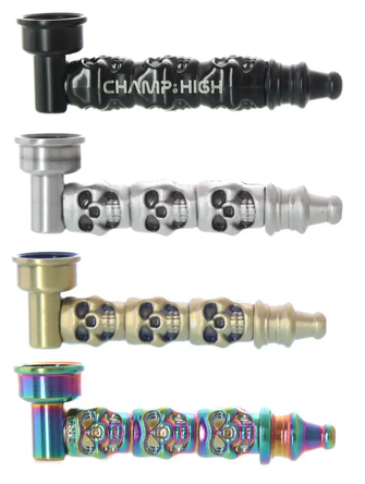 Трубка металева Champ High Metal Skull