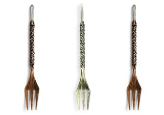 Виделка-шило для тютюну кована Storm