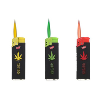 Запальничка Champ Prof Rubber Leaves Colotflame Flamy