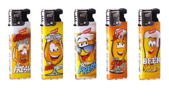 Запальничка Prof Lighters with Beer logo's