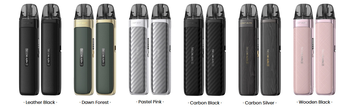 Лінійка кольорів та дизайн Lost Vape Thelema Aura S