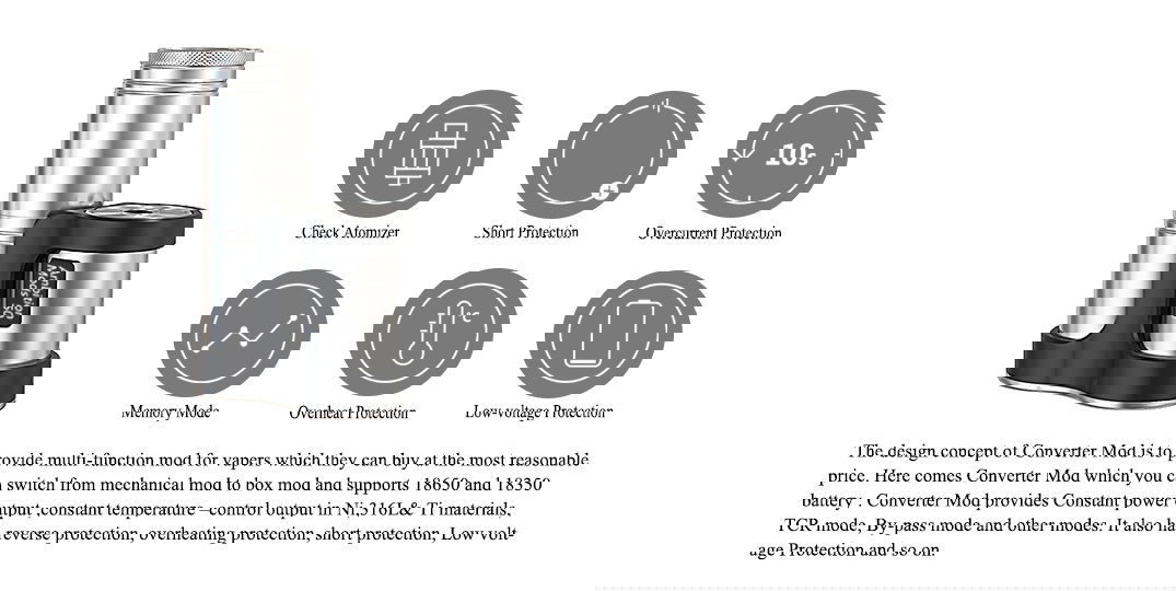 Дизайн і ергономіка Ambition Mods Converter