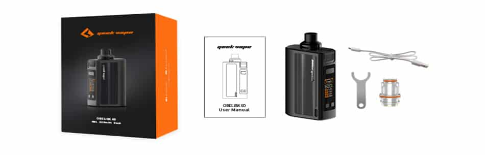 Комплектація GeekVape Obelisk 60