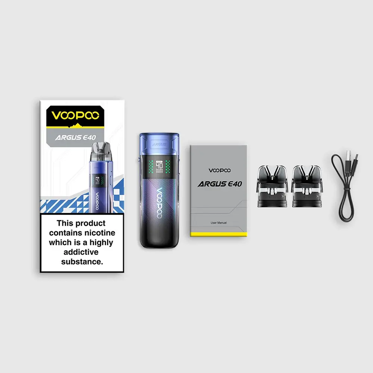 Комплектація Вупу Аргус Е40