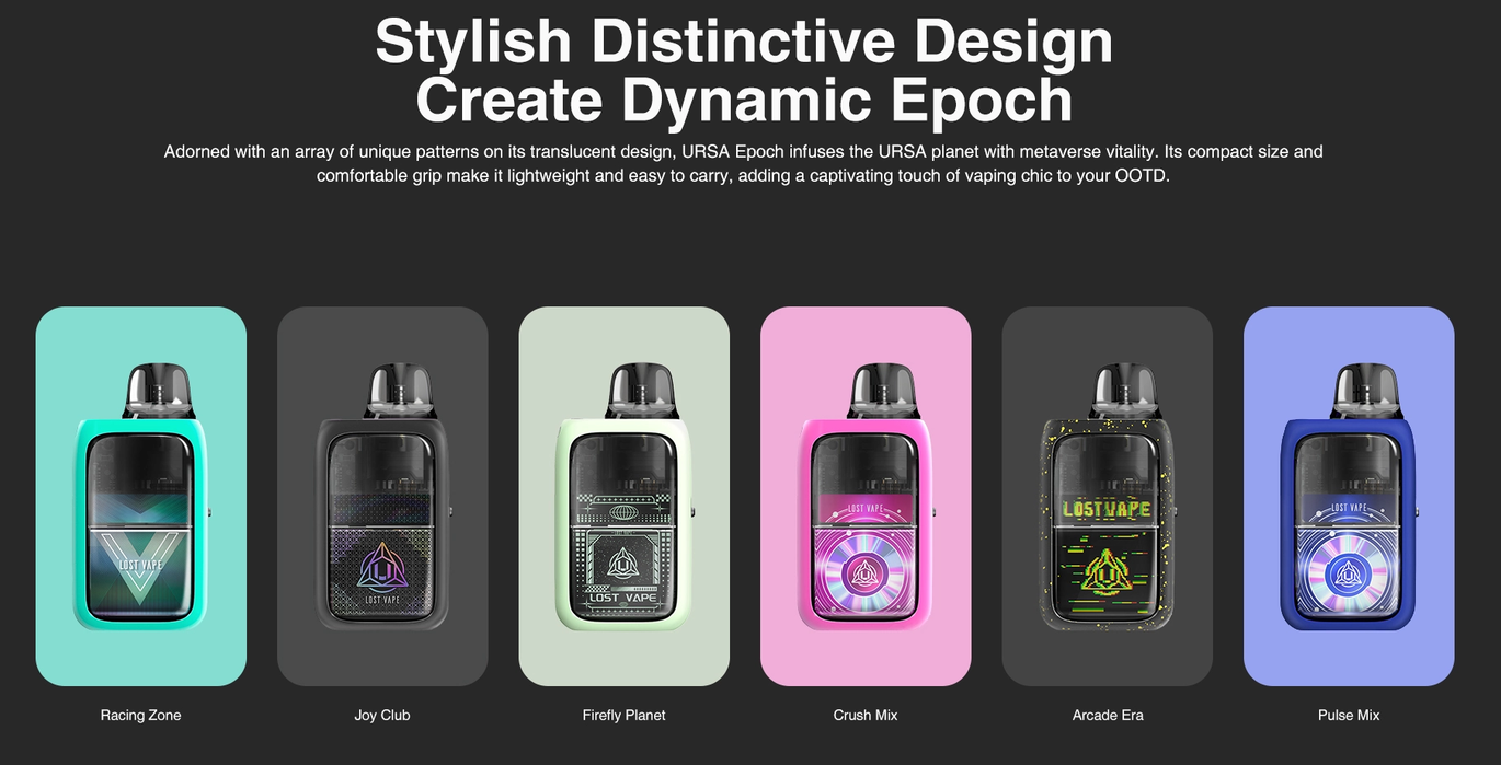 lost vape ursa epoch pod kit