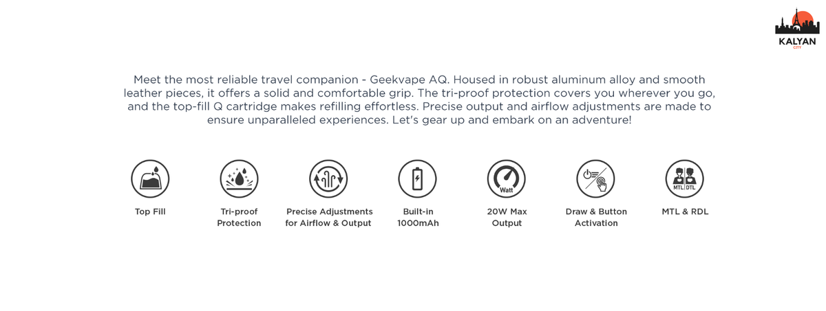 Pod-система GeekVape AQ Переваги