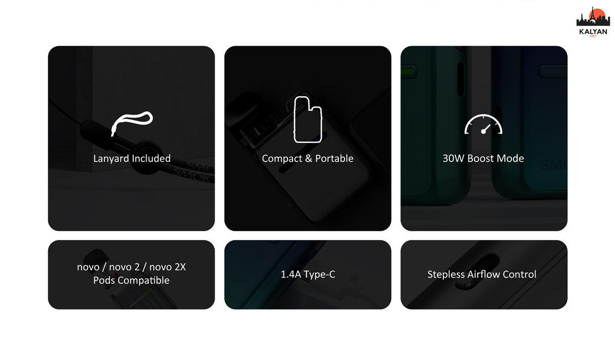 Под-система Smok Novo Master Box Pod Kit Особливості