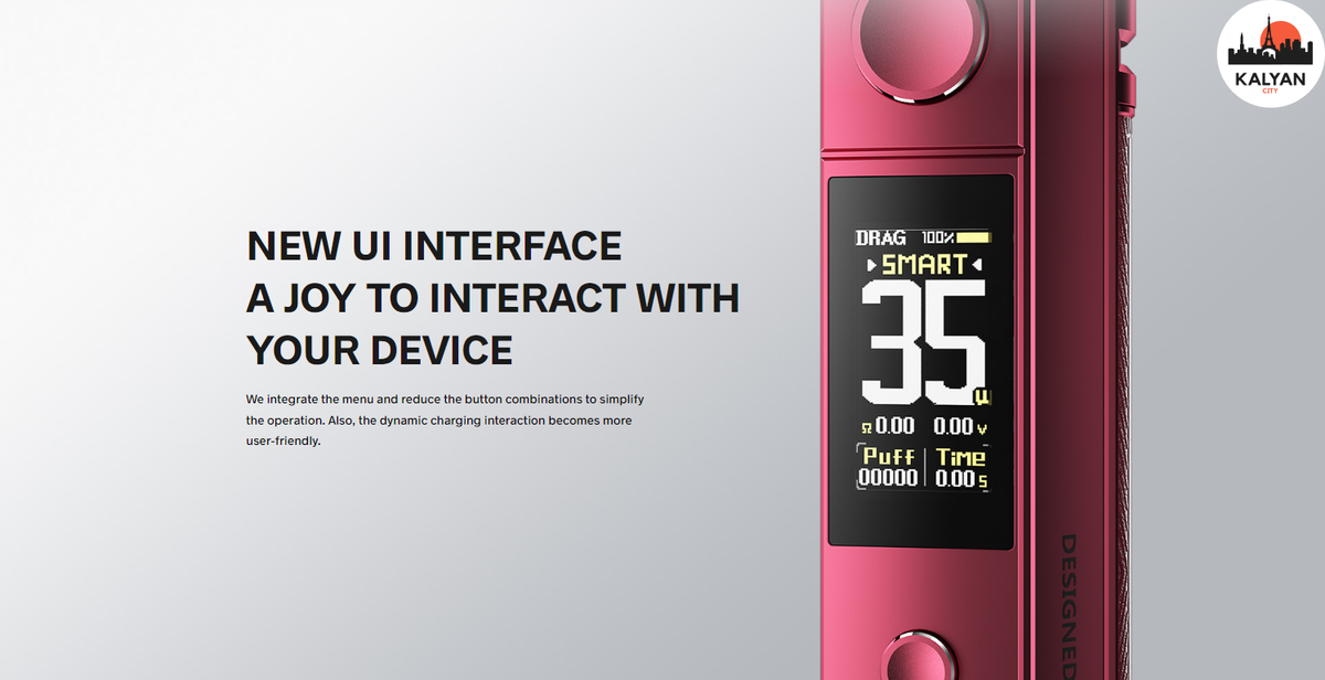 Pod-системи VooPoo Drag H80S Екран