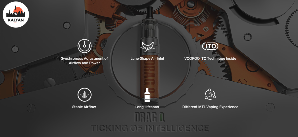 под-система VooPoo Drag Q інновації