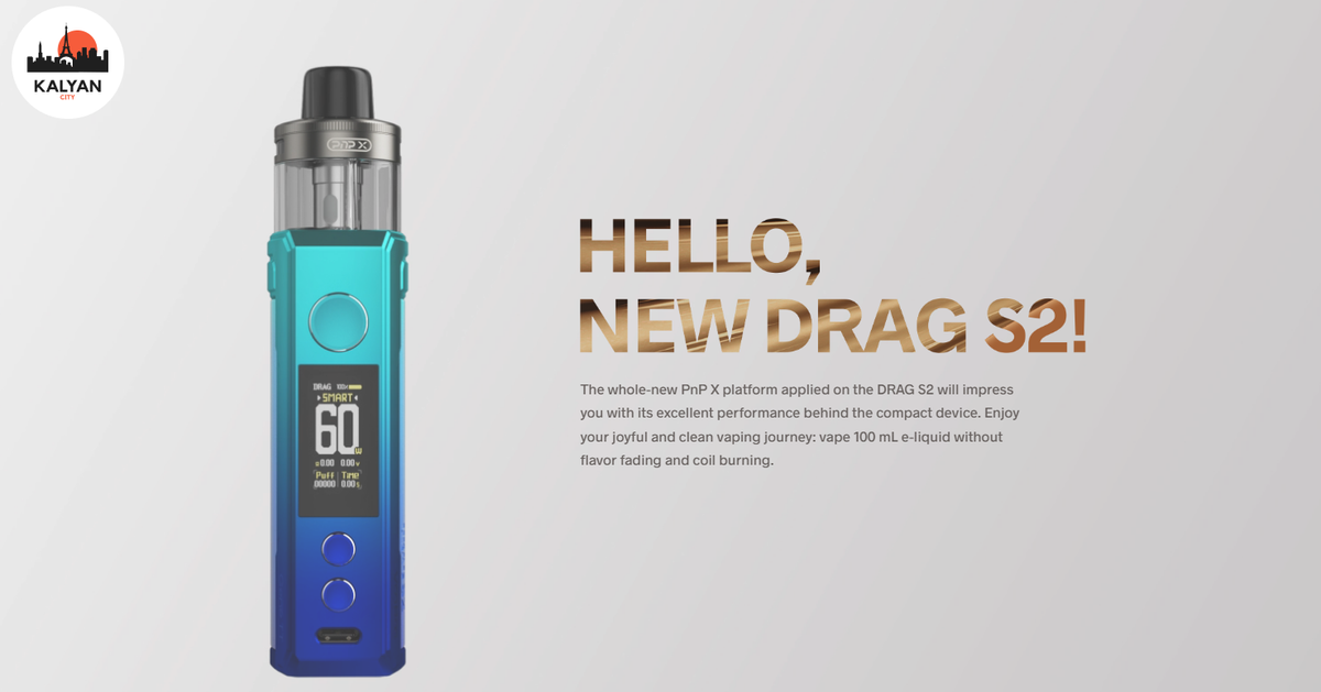 Под-система VooPoo Drag S2 Дизайн