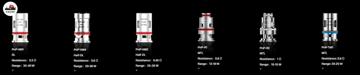 Pod-система VooPoo Musket Випарники