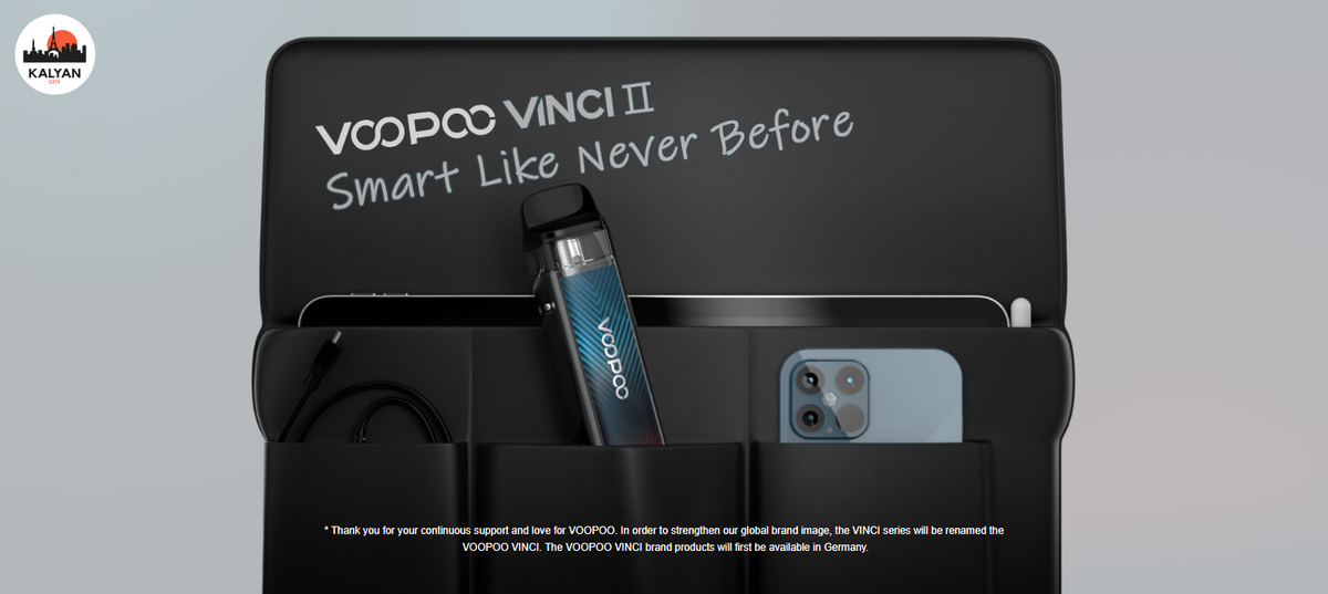 Pod-система VooPoo Vinci 2 Дизайн