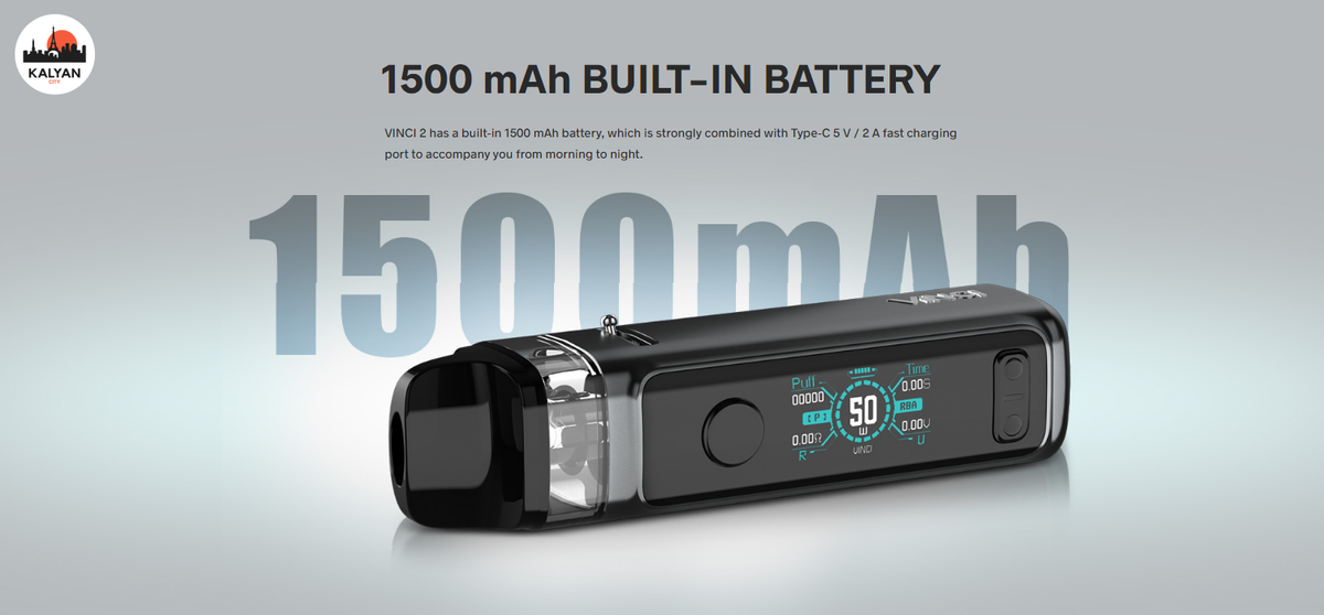 Pod-система VooPoo Vinci 2 Батарея