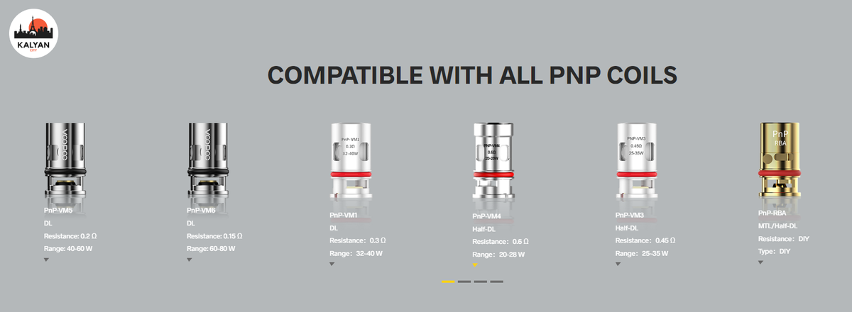 Pod-система VooPoo Vinci 2 Випарники