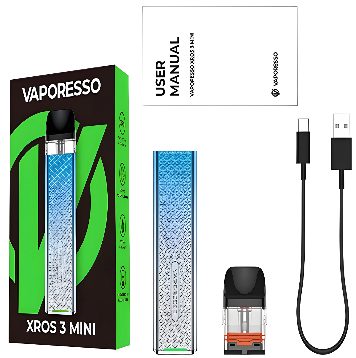 Комплектація Вапорессо Хрос Міні 3