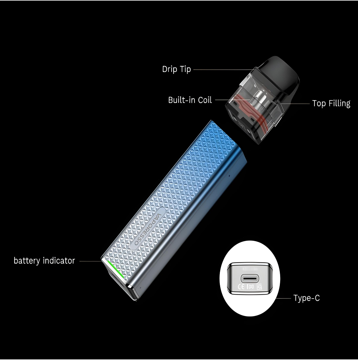 Огляд пода Вапорессо Хрос 3 Міні
