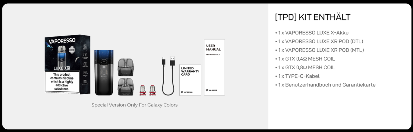 vaporesso luxe xr купити