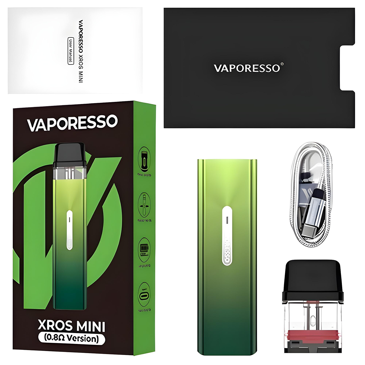 Комплектація пода Вапорессо Мини